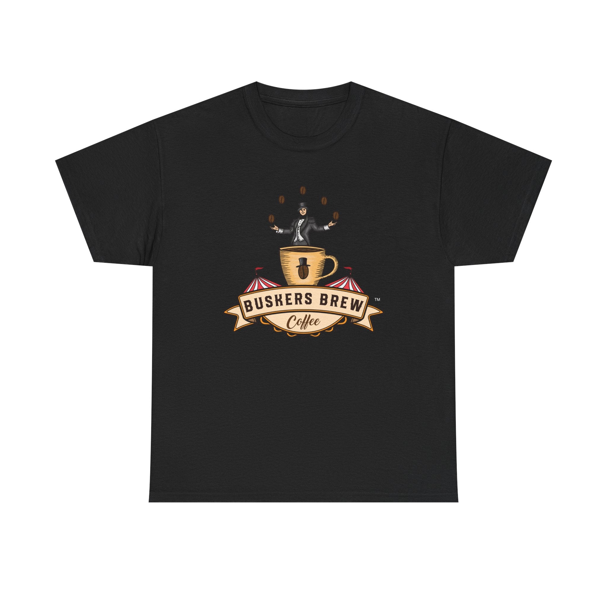 Buskers Brew Coffee - Logo - T-Shirt - Buskers Brew Coffee