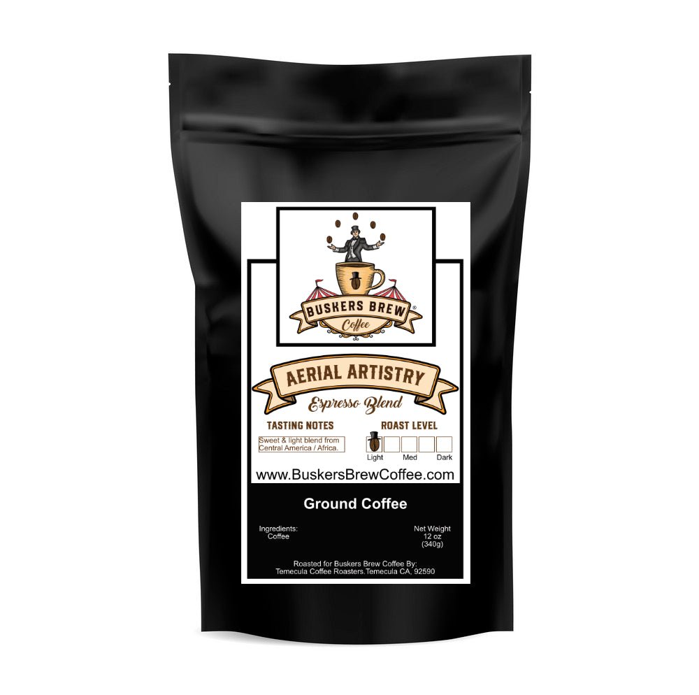 Aerial Artistry - Espresso Blend (light) - Specialty Coffee - Buskers Brew Coffee