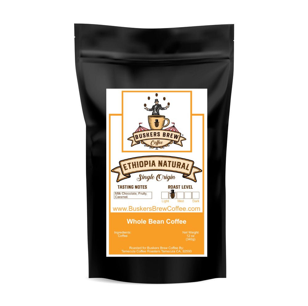 Ethiopia Natural - Single Origin - Specialty Coffee - Buskers Brew Coffee